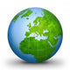 world globe geographic Wall Decal