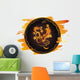 Dragon Vs Tiger Fight Wall Decal