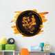 Dragon Vs Tiger Fight Wall Decal