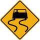 Slippery When Wet Symbol Wall Decal