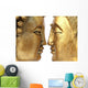couple Buddhas Wall Mural