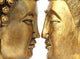 couple Buddhas Wall Mural