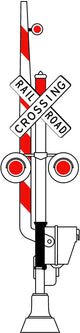 Rail Road Crossing Illustrated Wall Decal