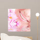 Smile of Young Woman With Flowers Wall Mural
