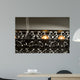 Candel Holder and Shadow Wall Mural
