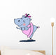 Ballet Hypopotamus Wall Decal