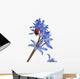 Ladybird Blue Snowdrop Wall Decal