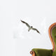Black Headed Seagull Flying in Sky Wall Decal