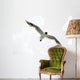Black Headed Seagull Flying in Sky Wall Decal