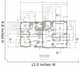 First Floor House Plans Wall Mural