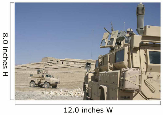 Mrap Armored Vehicles in Afghanistan Wall Mural