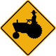 Farm Machinery Symbol Sign Wall Decal