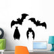 Halloween Bats Wall Decal Sticker Set