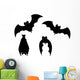Halloween Bats Wall Decal Sticker Set