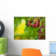 Flame Grapes Wall Mural