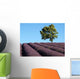 Baum im Lavendelfeld Wall Decal