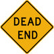 Dead End Word Sign Wall Decal