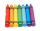 Rainbow Colored Crayons Wall Mural