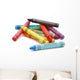 Crayons Lying in Chaos Wall Decal