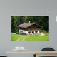 Wooden House in the German Alps Wall Mural