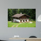 Wooden House in the German Alps Wall Mural
