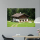 Wooden House in the German Alps Wall Mural