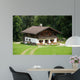 Wooden House in the German Alps Wall Mural