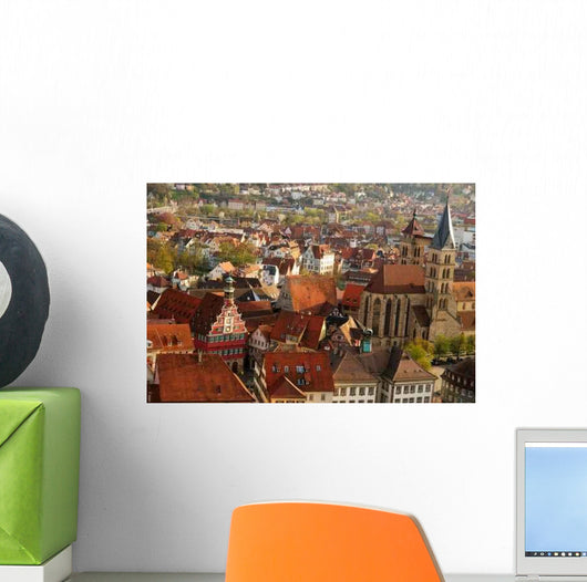 Stuttgart-esslingen Old Town Centre Wall Decal