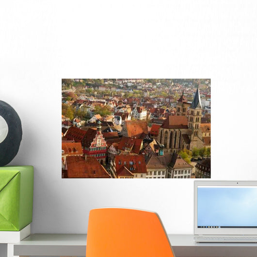 Stuttgart-esslingen Old Town Centre Wall Decal