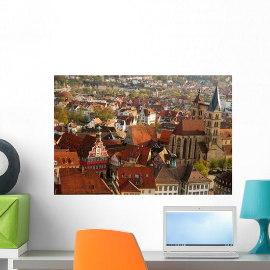 Stuttgart-esslingen Old Town Centre Wall Decal