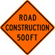 Road Construction 500ft Word Wall Decal