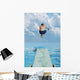 Boy Jumps Into Water Wall Mural