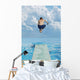 Boy Jumps Into Water Wall Mural
