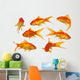 Gold Fish Wall Decal