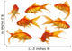 Gold Fish Wall Decal