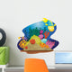 Fish and weed Wall Decal