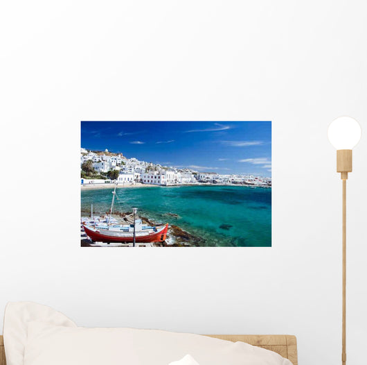 Mykonos Town Wall Decal
