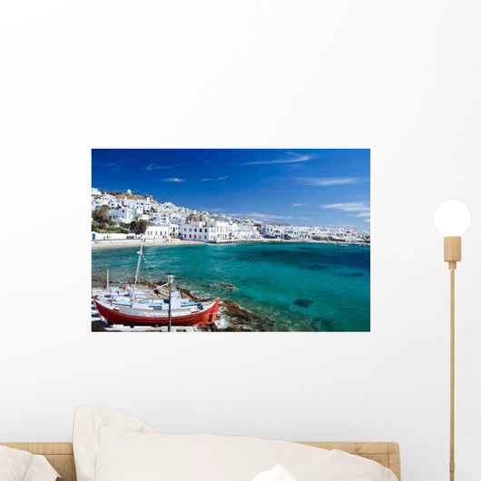 Mykonos Town Wall Decal