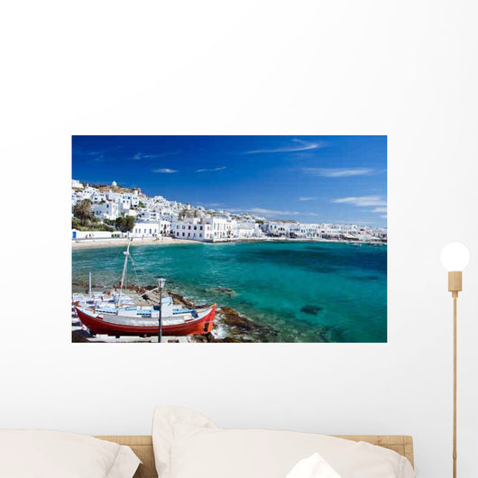 Mykonos Town Wall Decal