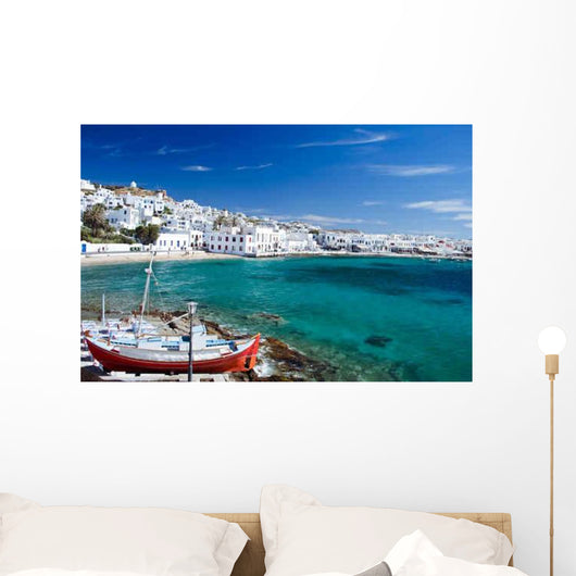Mykonos Town Wall Decal