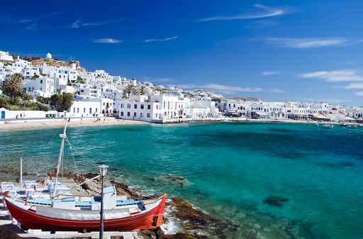 Mykonos Town Wall Decal