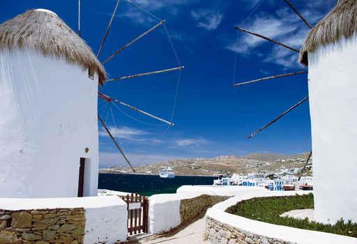 Fantastic Myconos Wall Decal