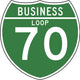 Interstate Business Loop Sign Wall Decal