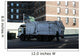 garbage truck emptying dumpsters Wall Mural