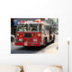 New York City Fire Truck Wall Mural