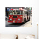 New York City Fire Truck Wall Mural