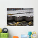 new york subway trains Wall Mural