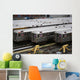 new york subway trains Wall Mural