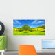 Green Landscape Wall Decal Design 2