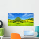 Green Landscape Wall Decal Design 2